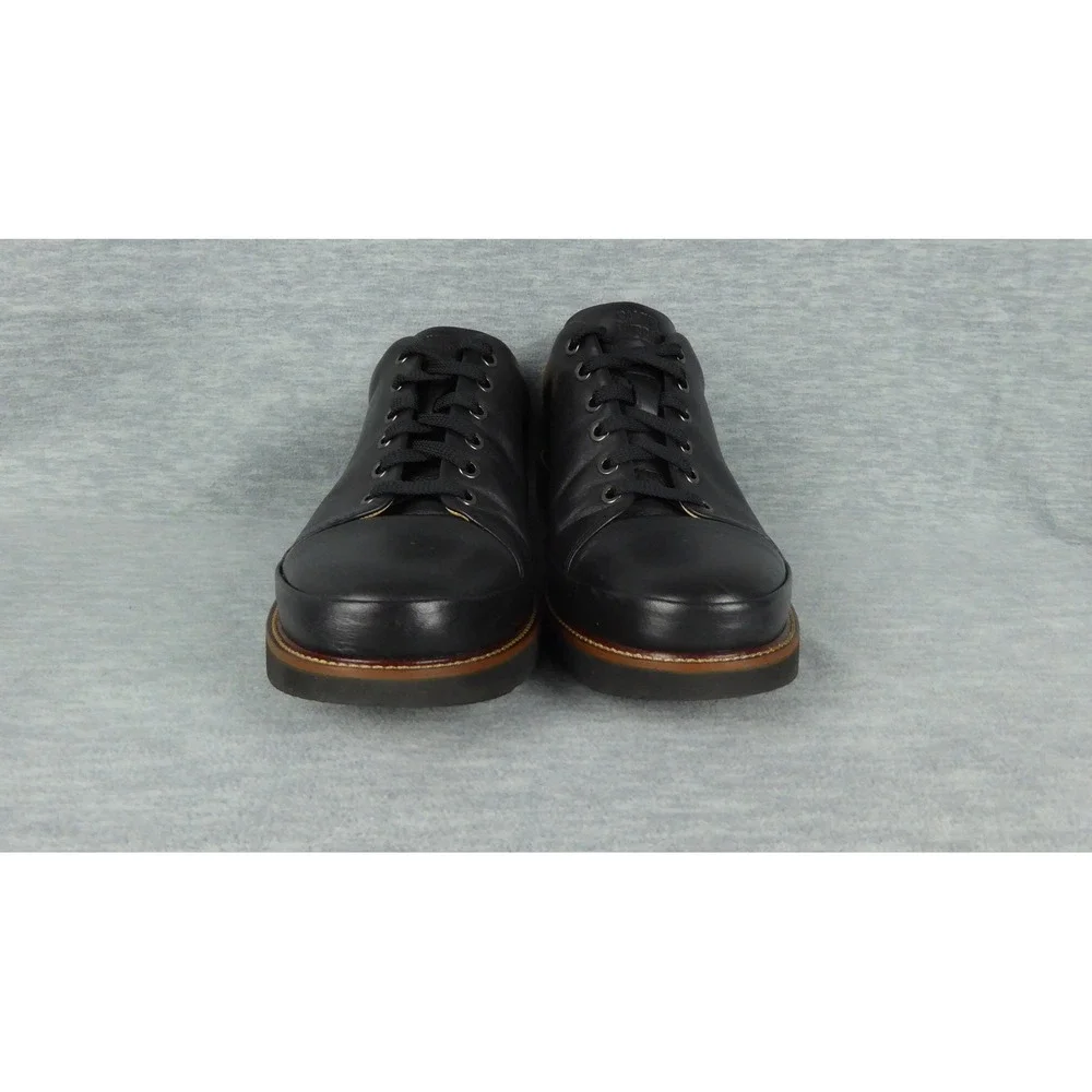 Samuel Hubbard Dress Fast Shoes Mens 10 W Black Leather Oxfords Casual Comfort
